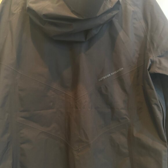 *NWT* Outdoor Research Aspire II Black Rain/Wind Jacket Large - Picture 9 of 9